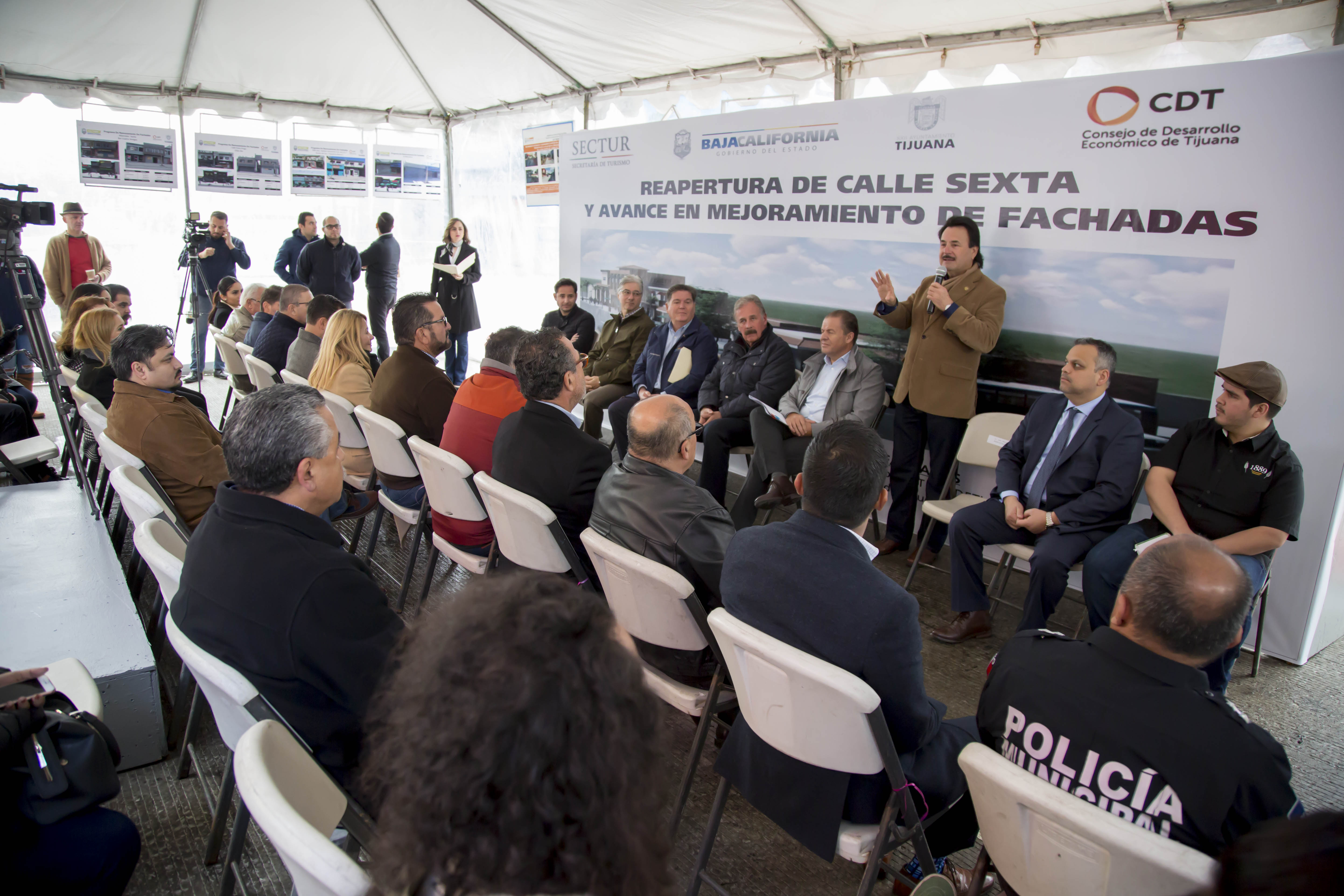 La ceremonia de inauguración. Foto: Ayuntamiento de Tijuana