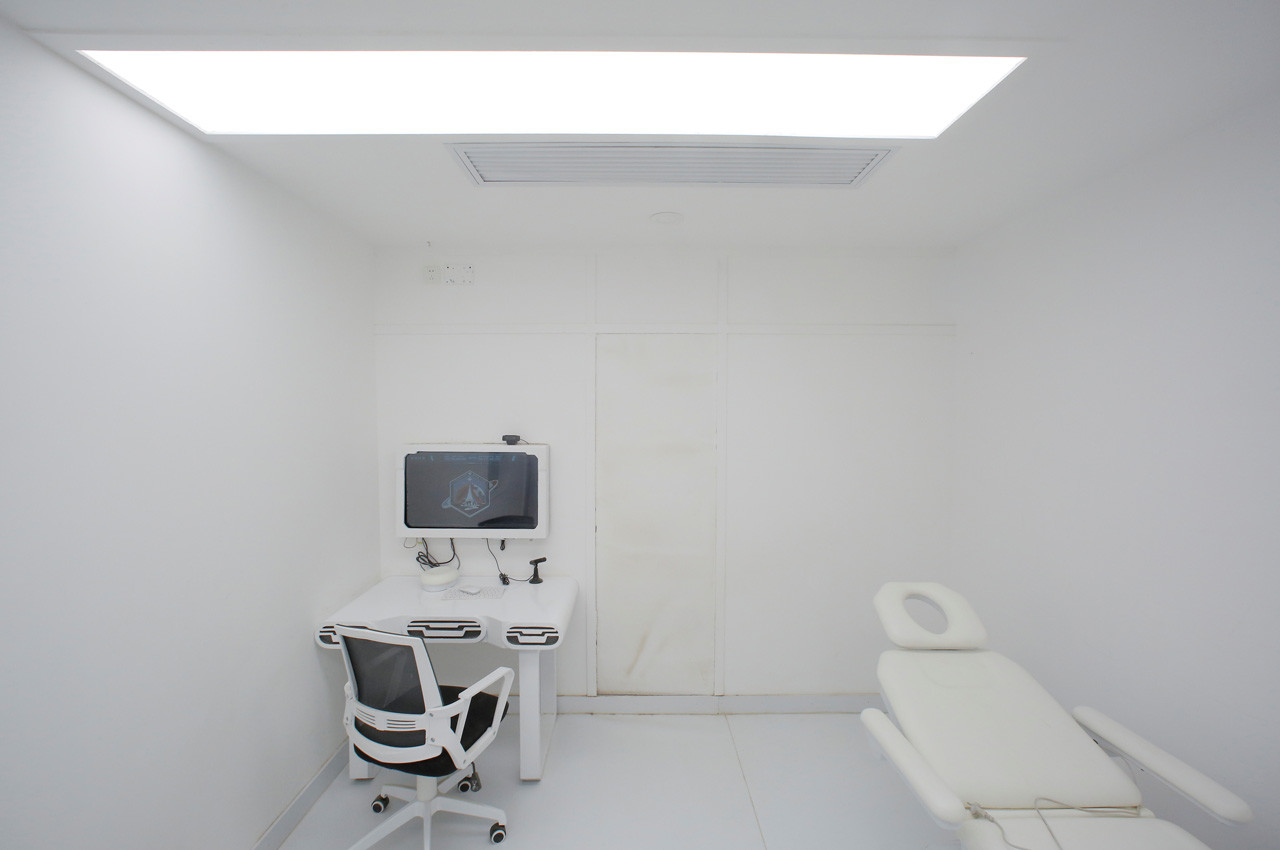 Un laboratorio en la base Marte 1