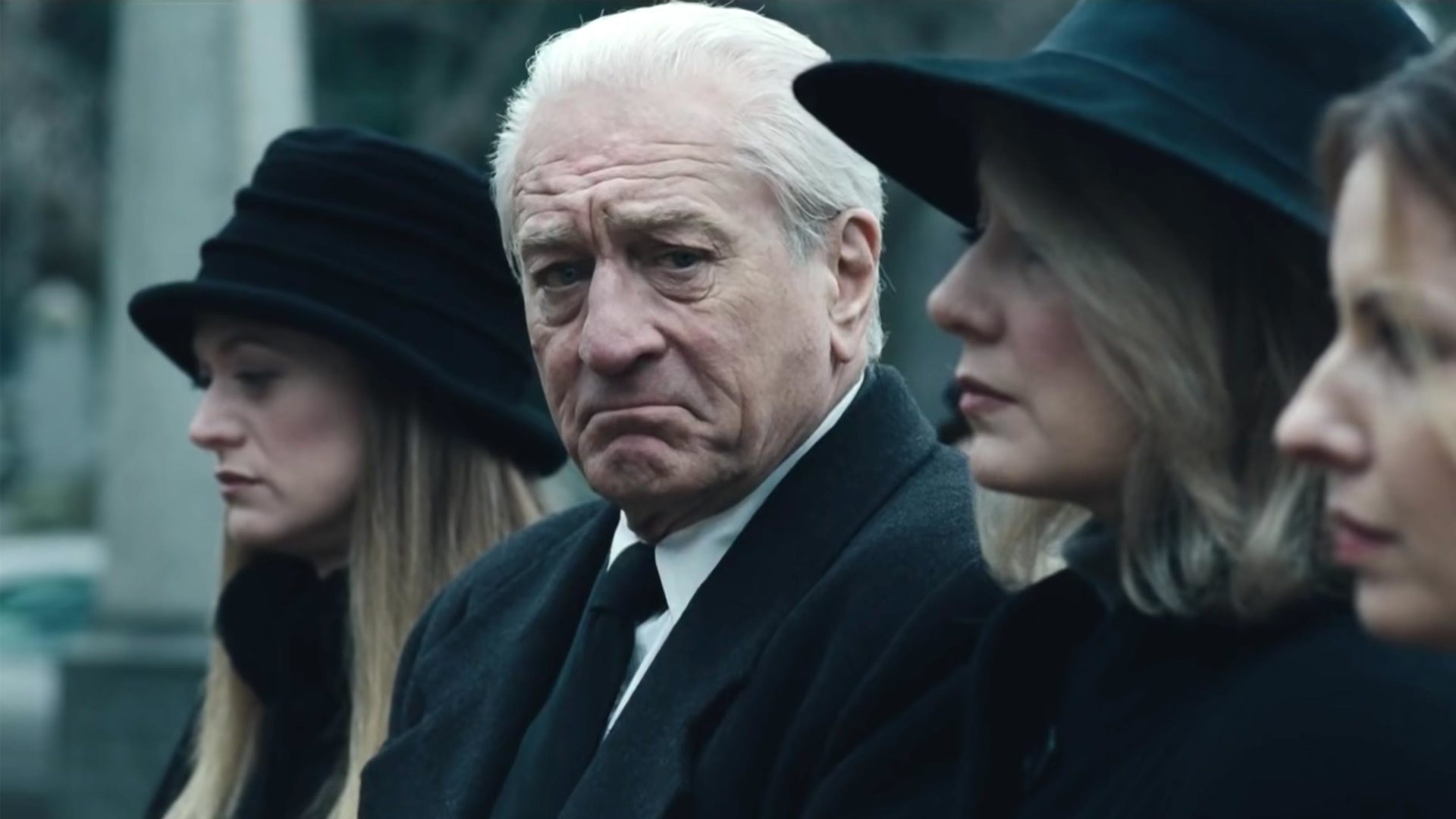 The Irishman. De Niro interpreta varias etapas de la vida de Frank Sheeran.