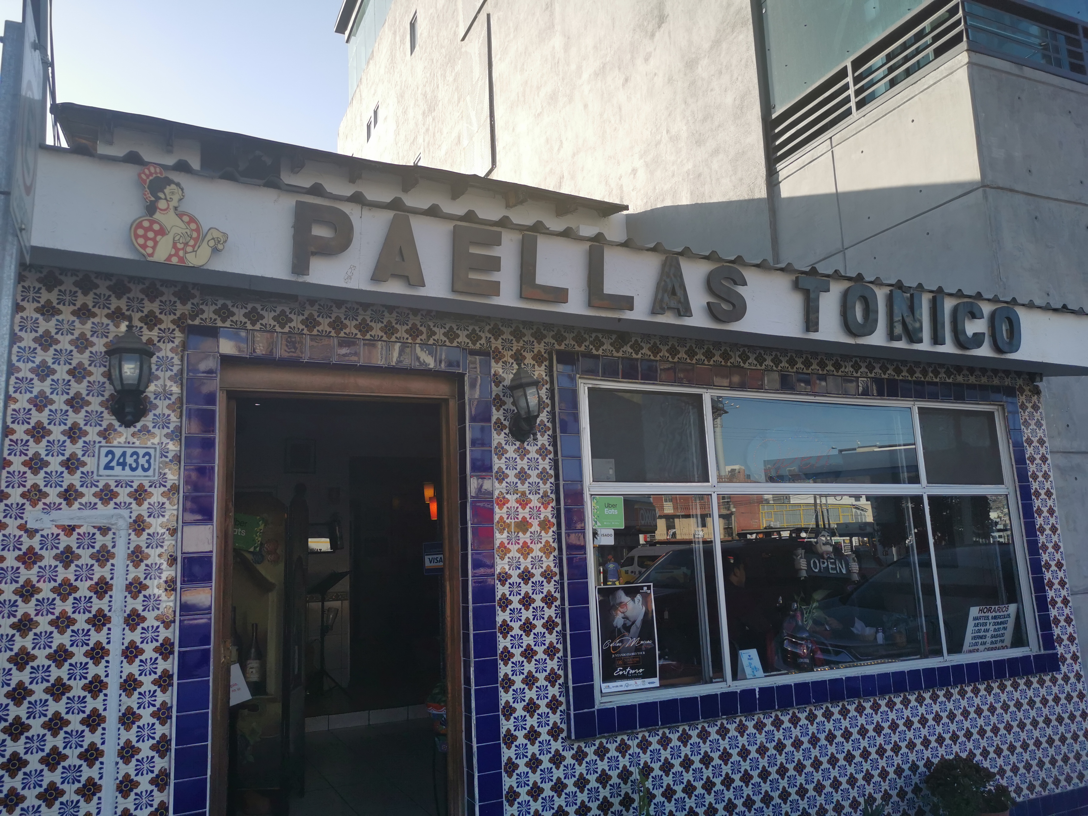 Fachada del restaurante Toñicos