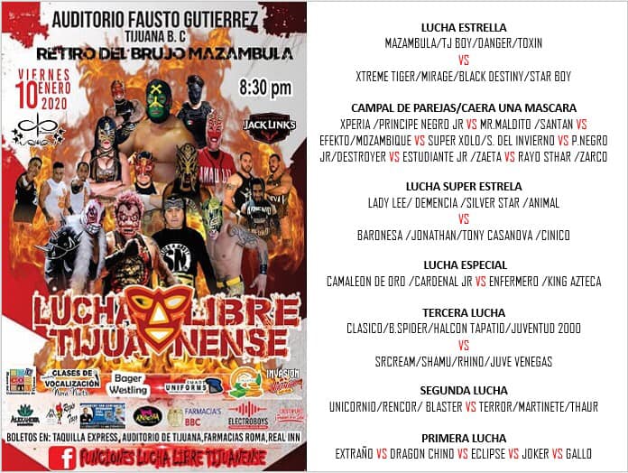 Facebook Lucha Libre Tijuanense