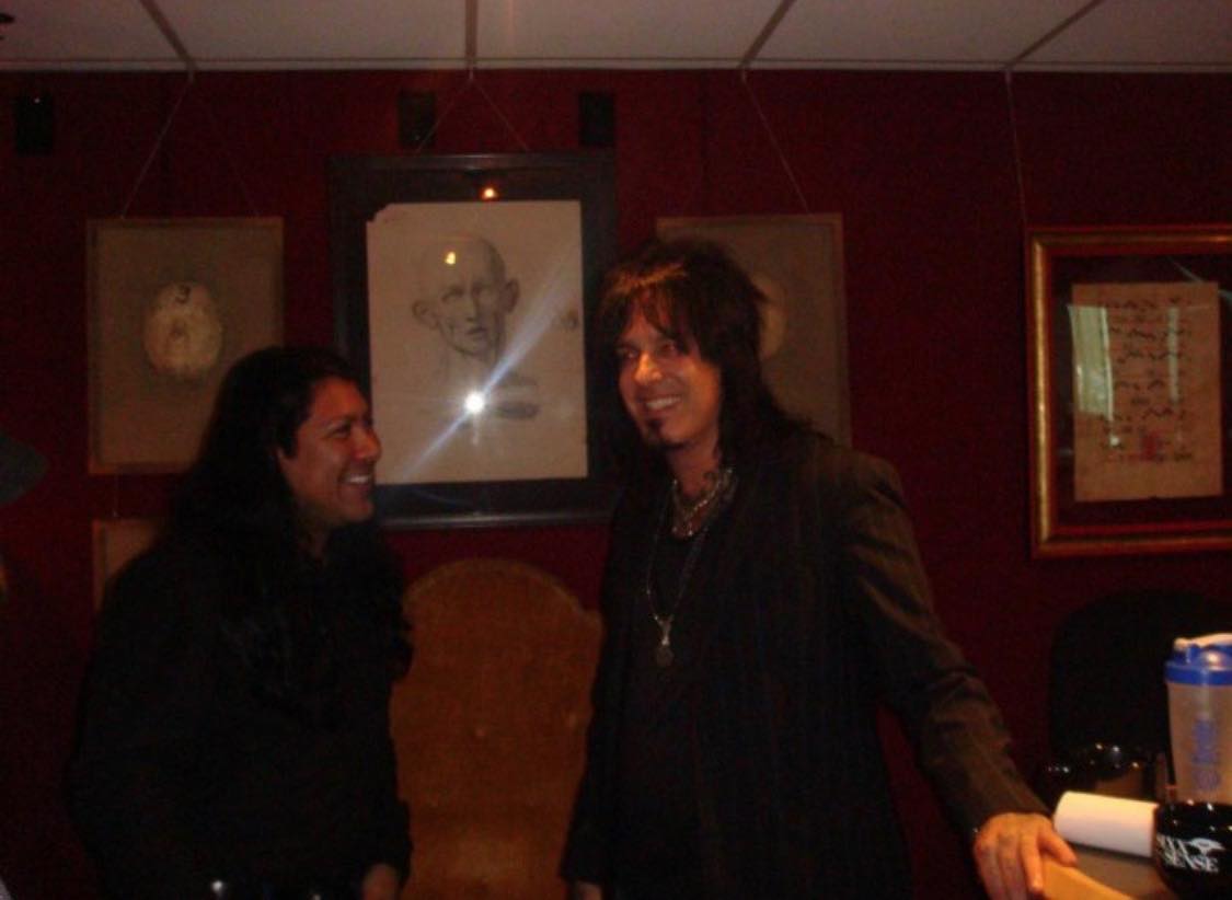 Hijo de Don Miguel Ruiz, José Ruiz, junto con Nikki Sixx de Mötley Crüe.