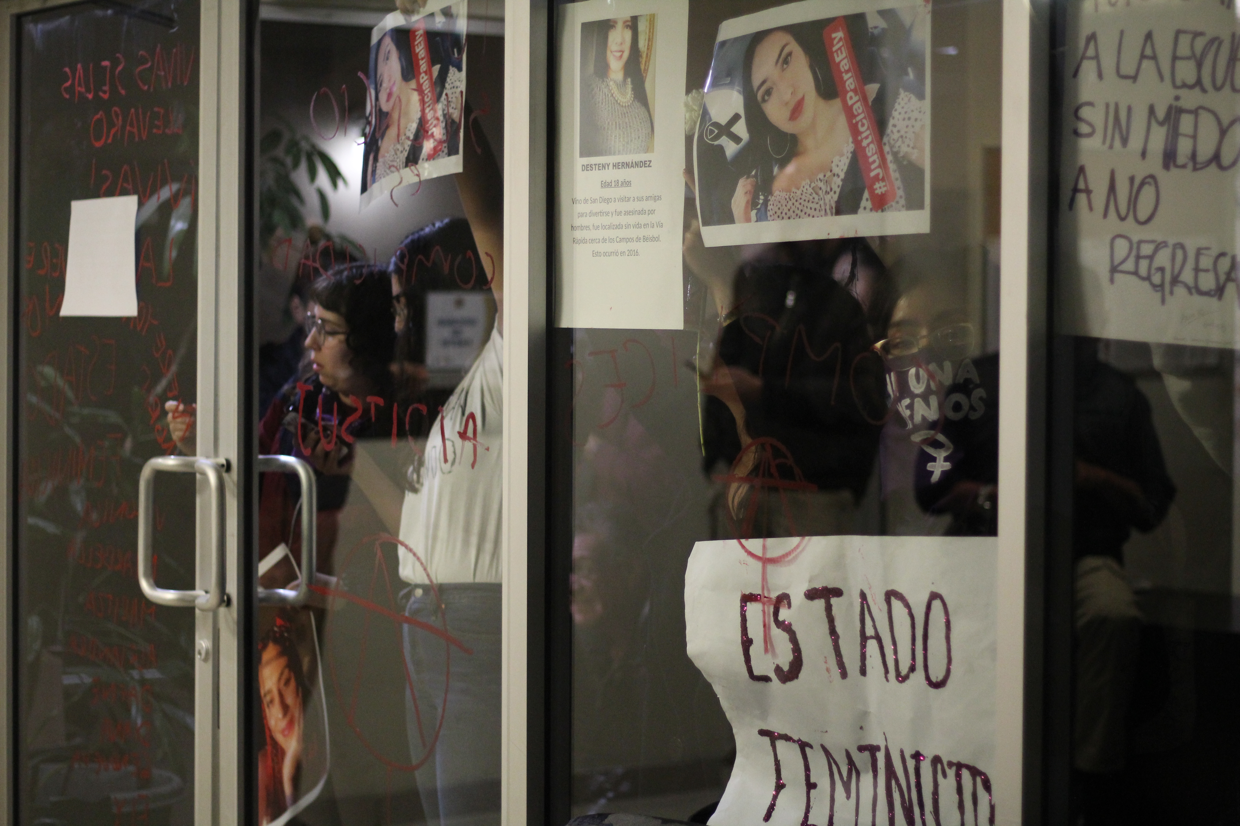 Marcha y manifestación del 15 de febrero en Tijuana