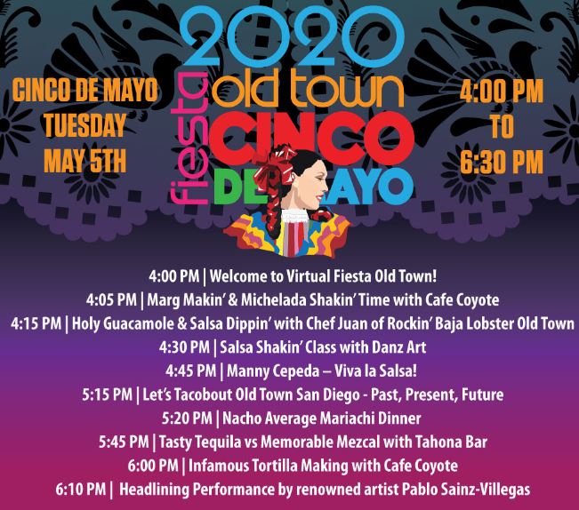 Programa de la fiesta virtual