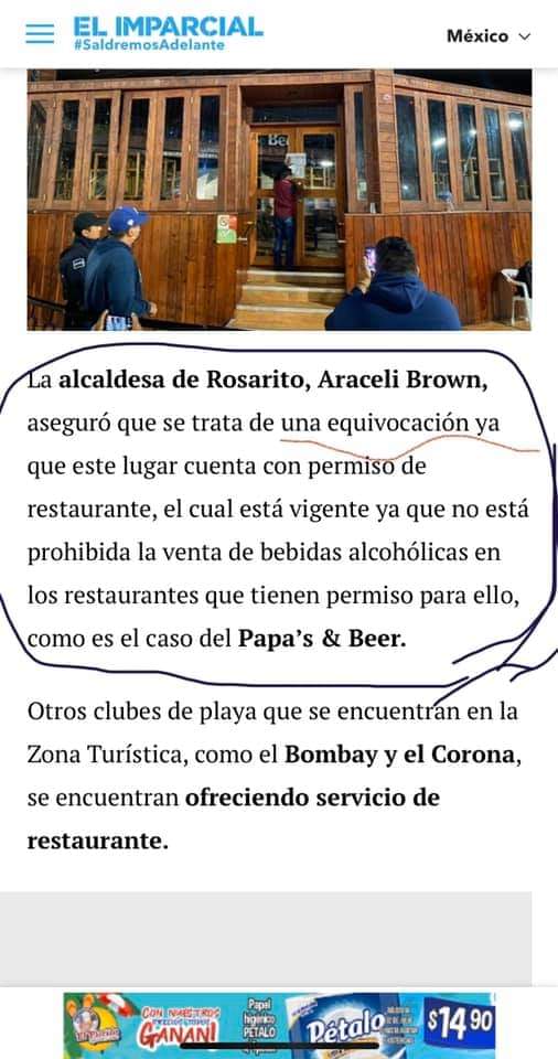 Captura de pantalla de El Imparcial