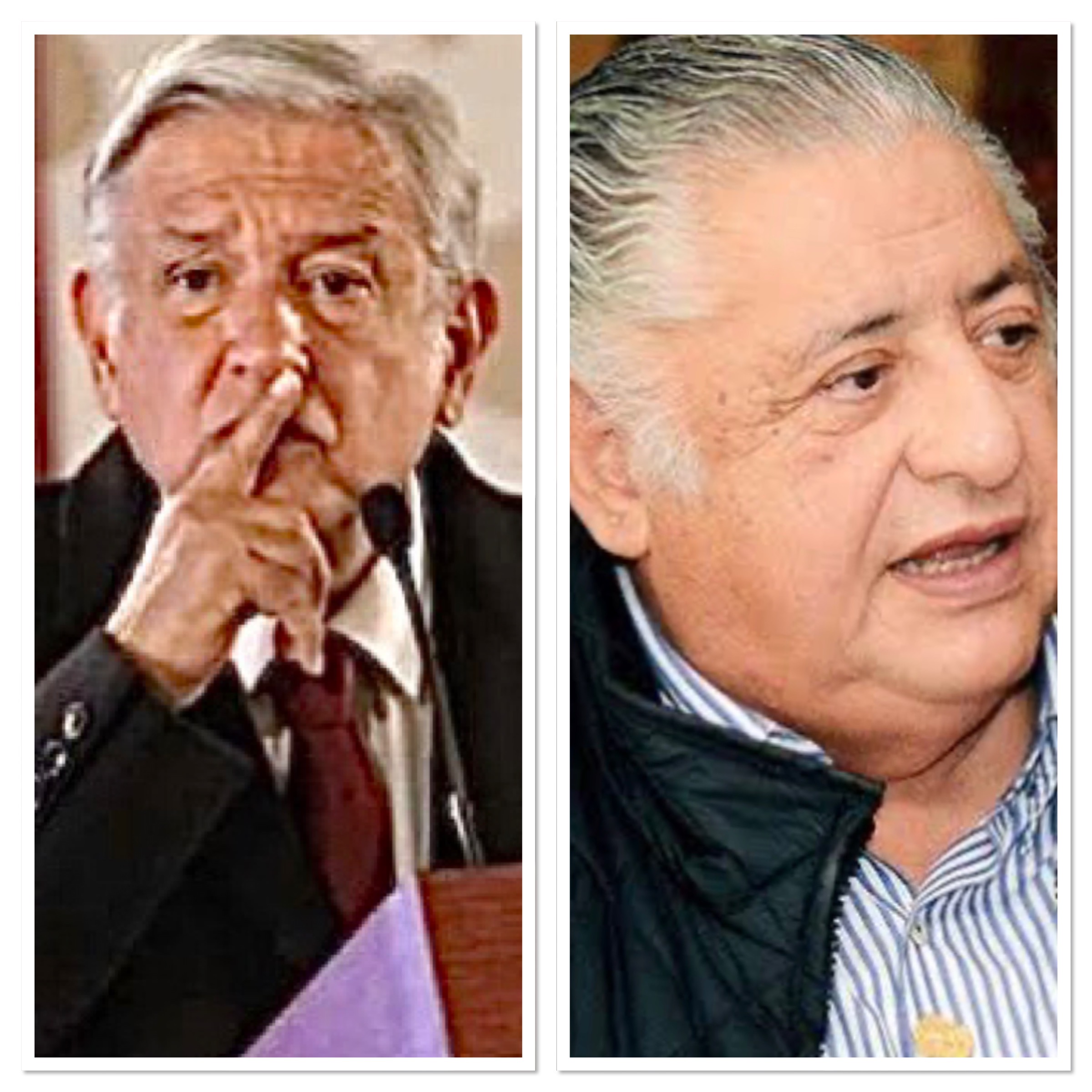 Andrés Manuel López Obrar y Amador Rodríguez Lozano