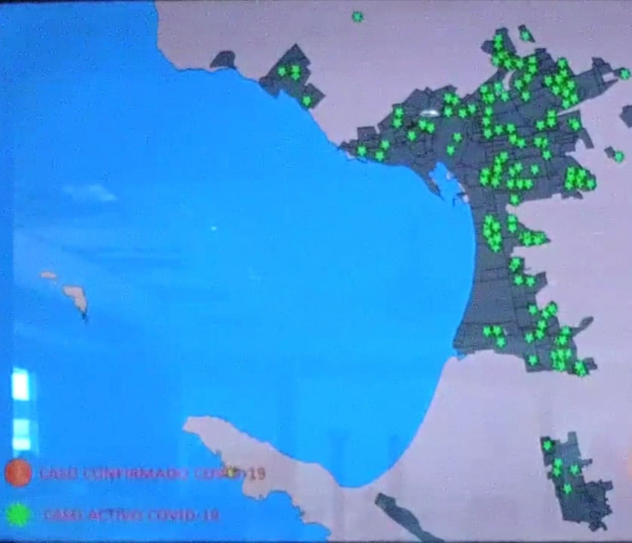 Casos activos en Ensenada