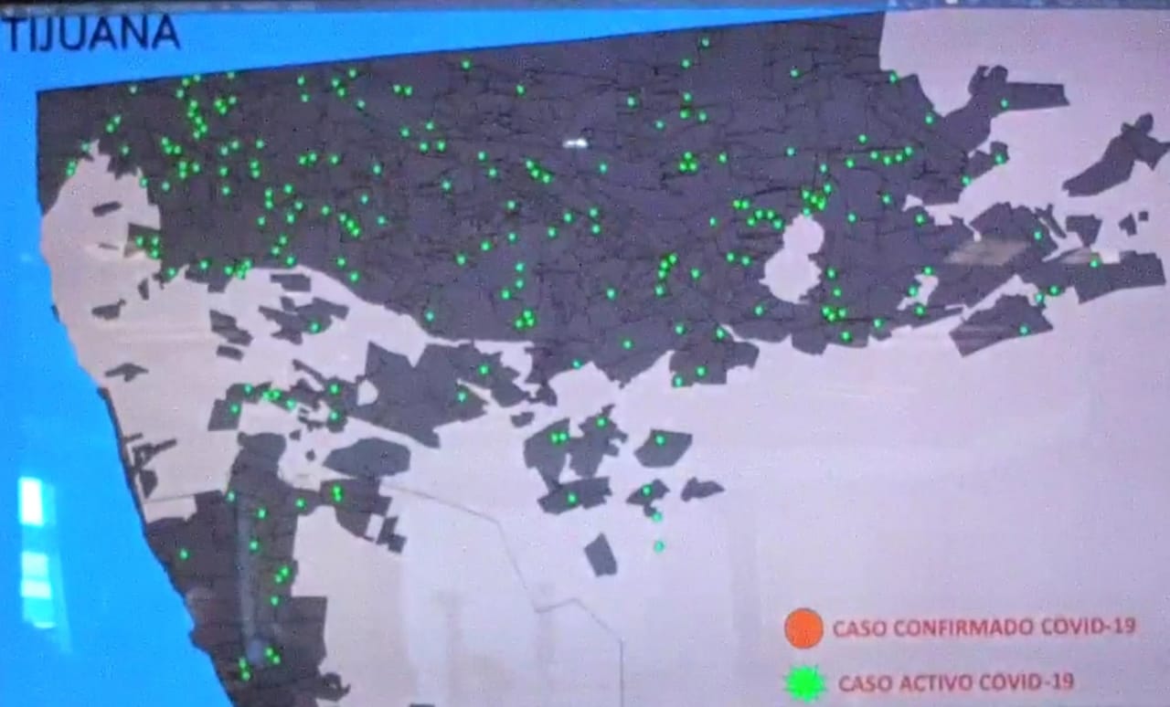 Casos activos en Tijuana