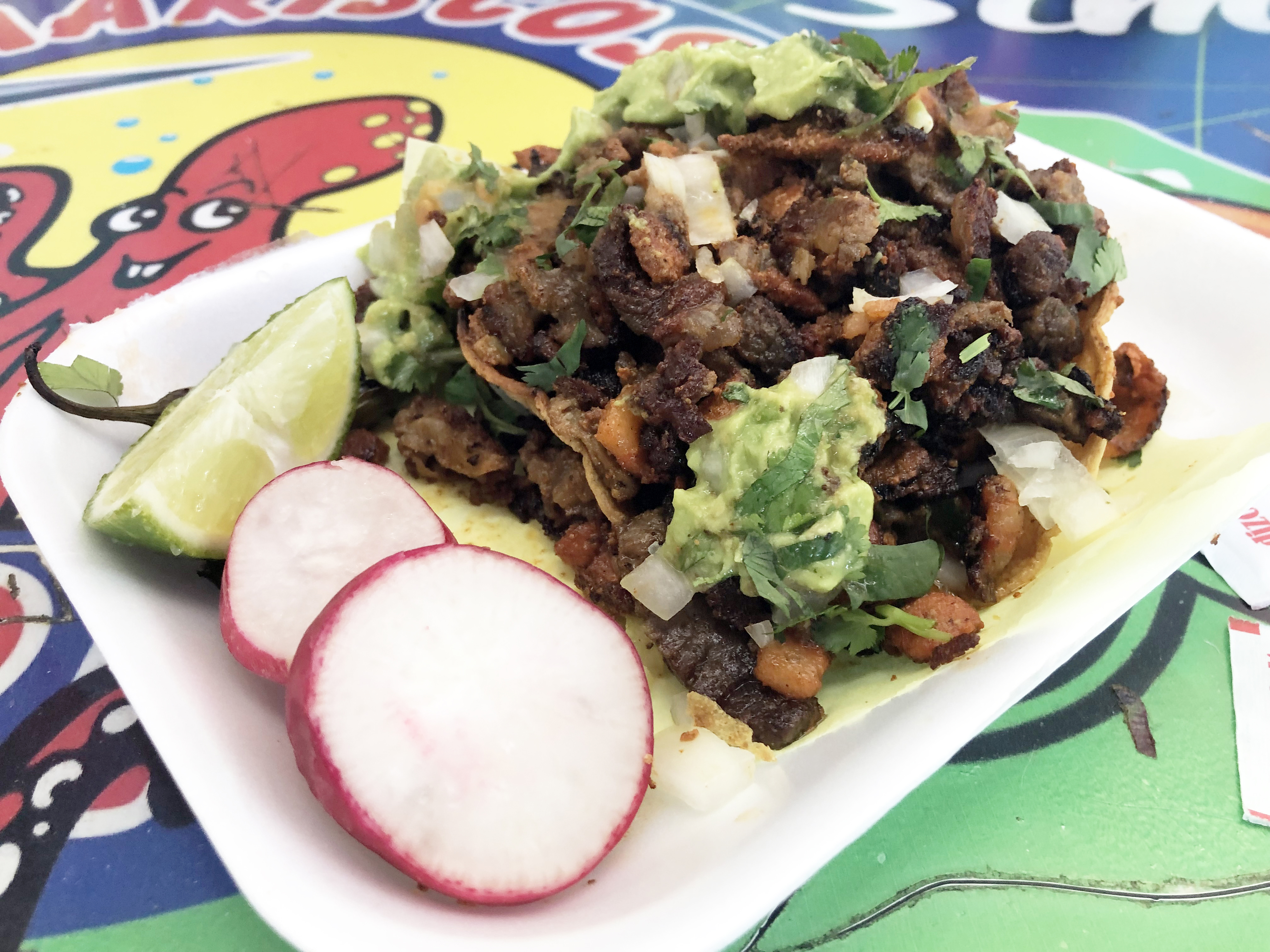 Campechana taco at El Prieto