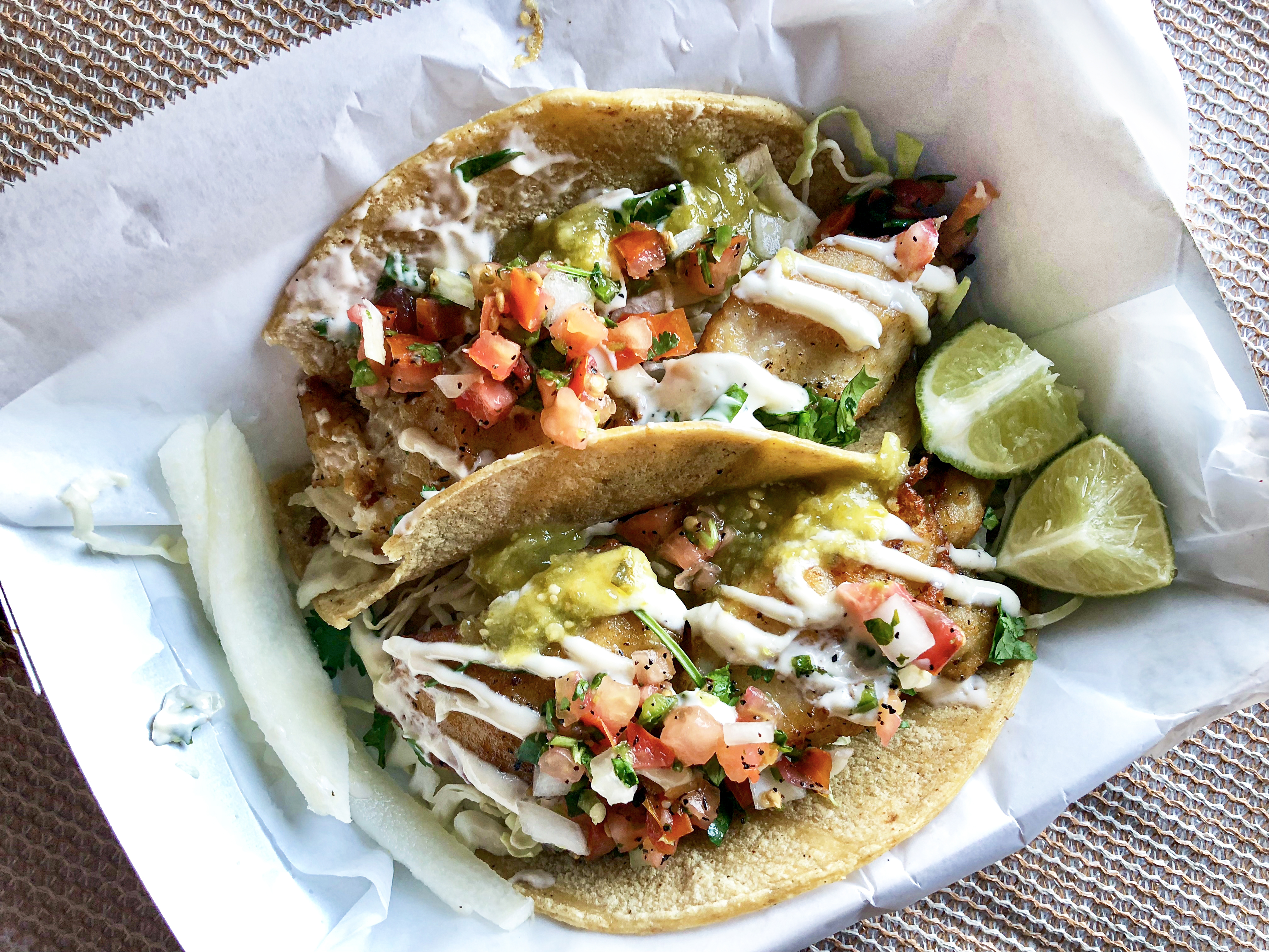 Fish Tacos from Casanova Fish Tacos