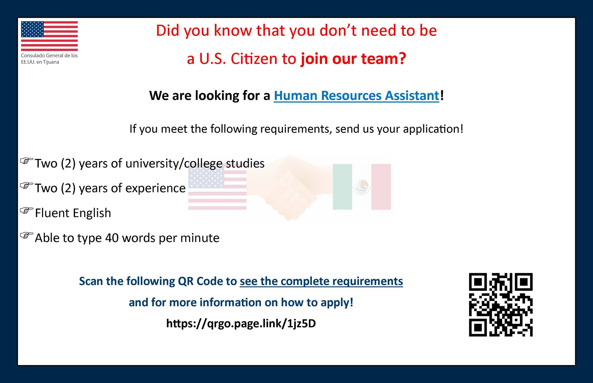 Facebook Consulado General de Estados Unidos en Tijuana