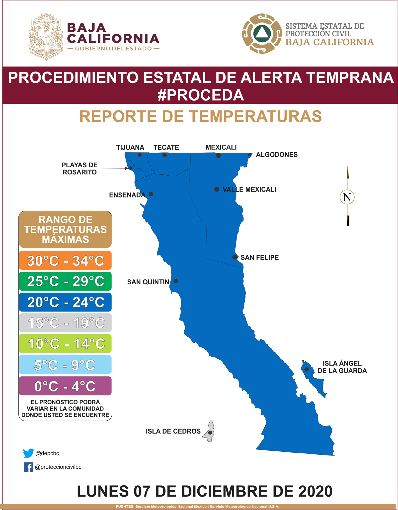 Imagen de Protección Civil de Tijuana