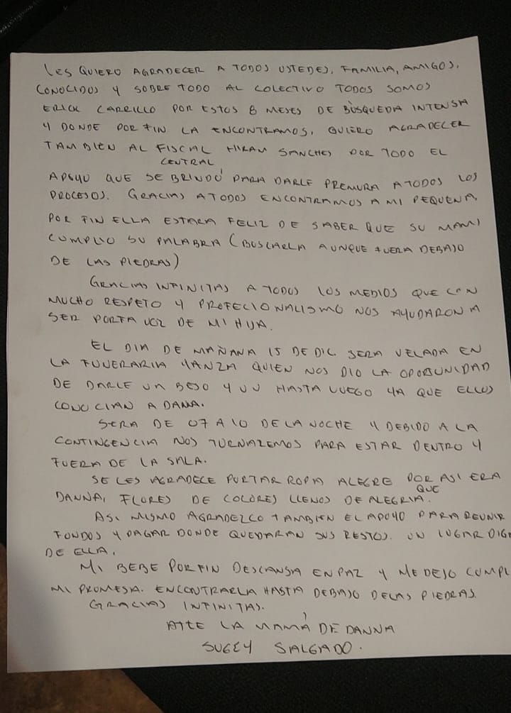 Facebook Colectivo Todos Somos Erick Carrillo