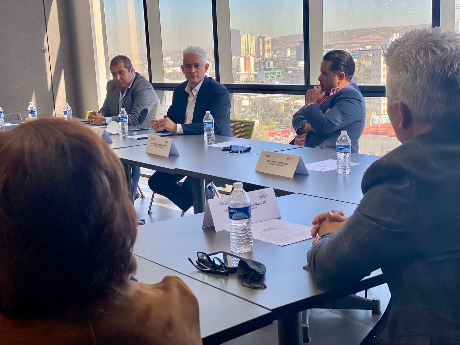 Jorge Ramos con con el Consejo Coordinador Empresarial