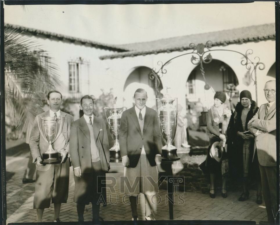 George Von Elm, y Turnesa con Wirt Bowman, 1929, Casino Agua.Caliente
