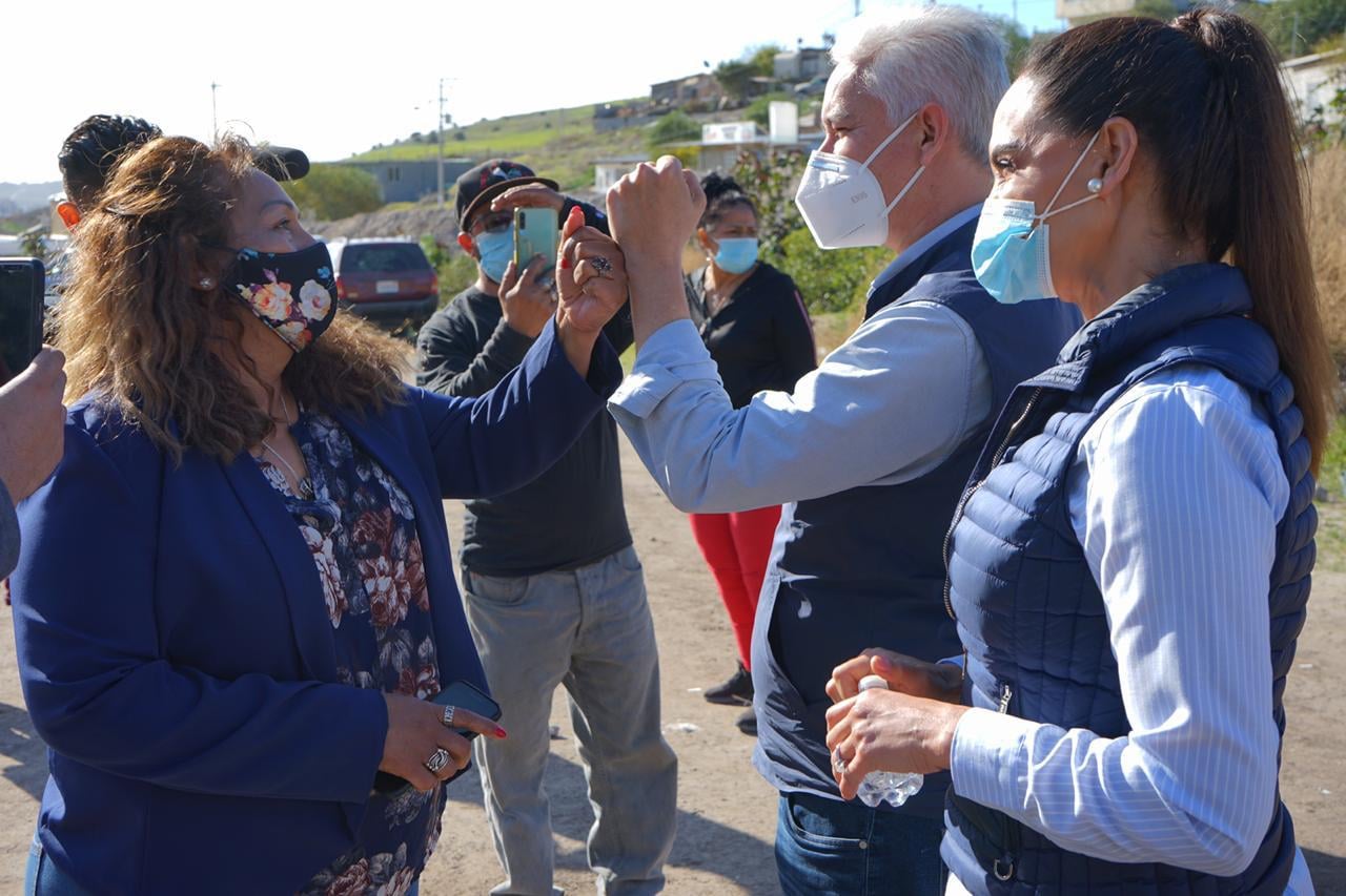 Jorge Ramos con Lupita Jones