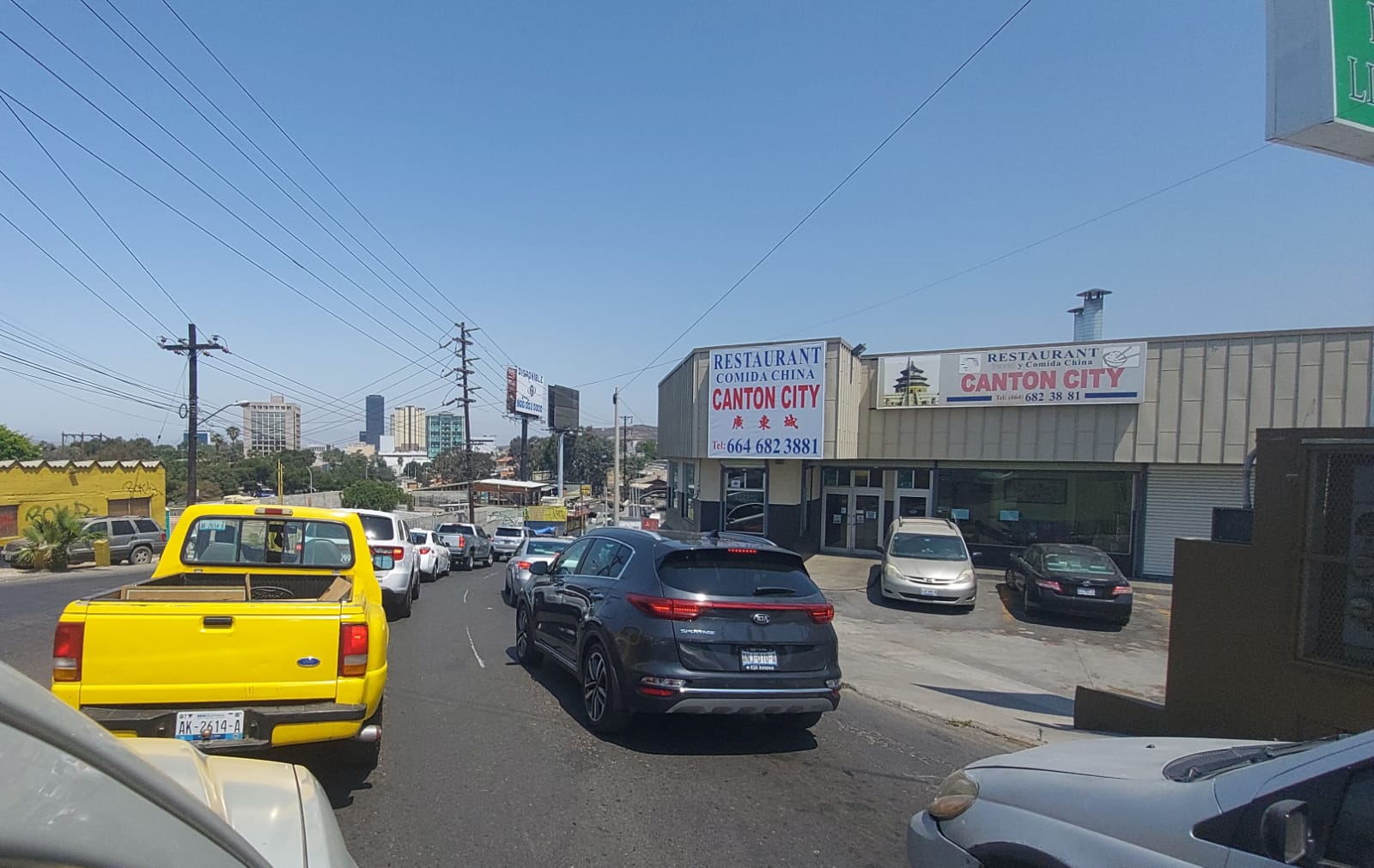 Line in Car for vaccination at UABC