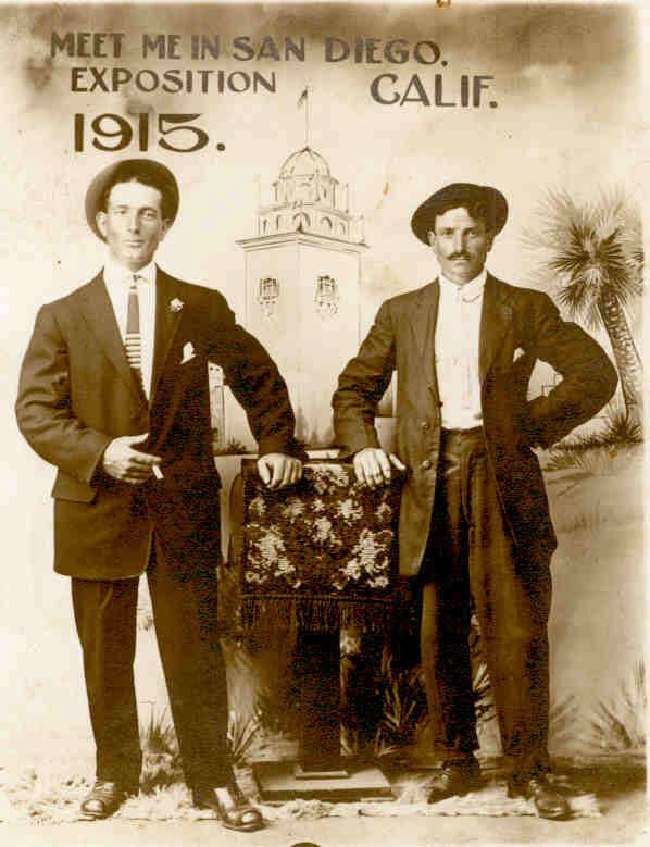 A commemorative postcard from the 1915 Panama-California Exposition held in Balboa Park.