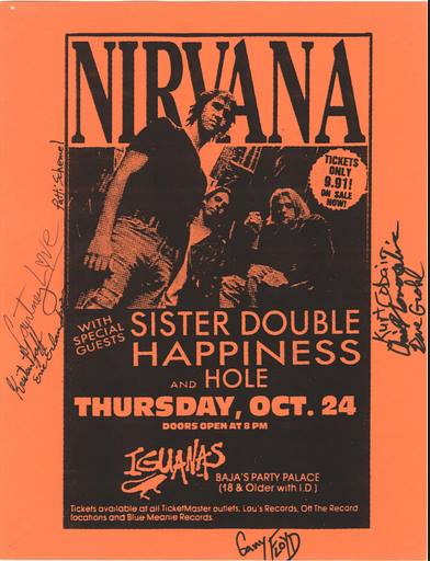 Concierto Nirvana 1990