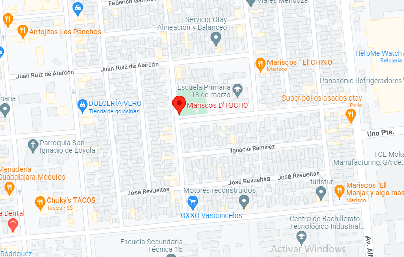 Captura de Google Maps