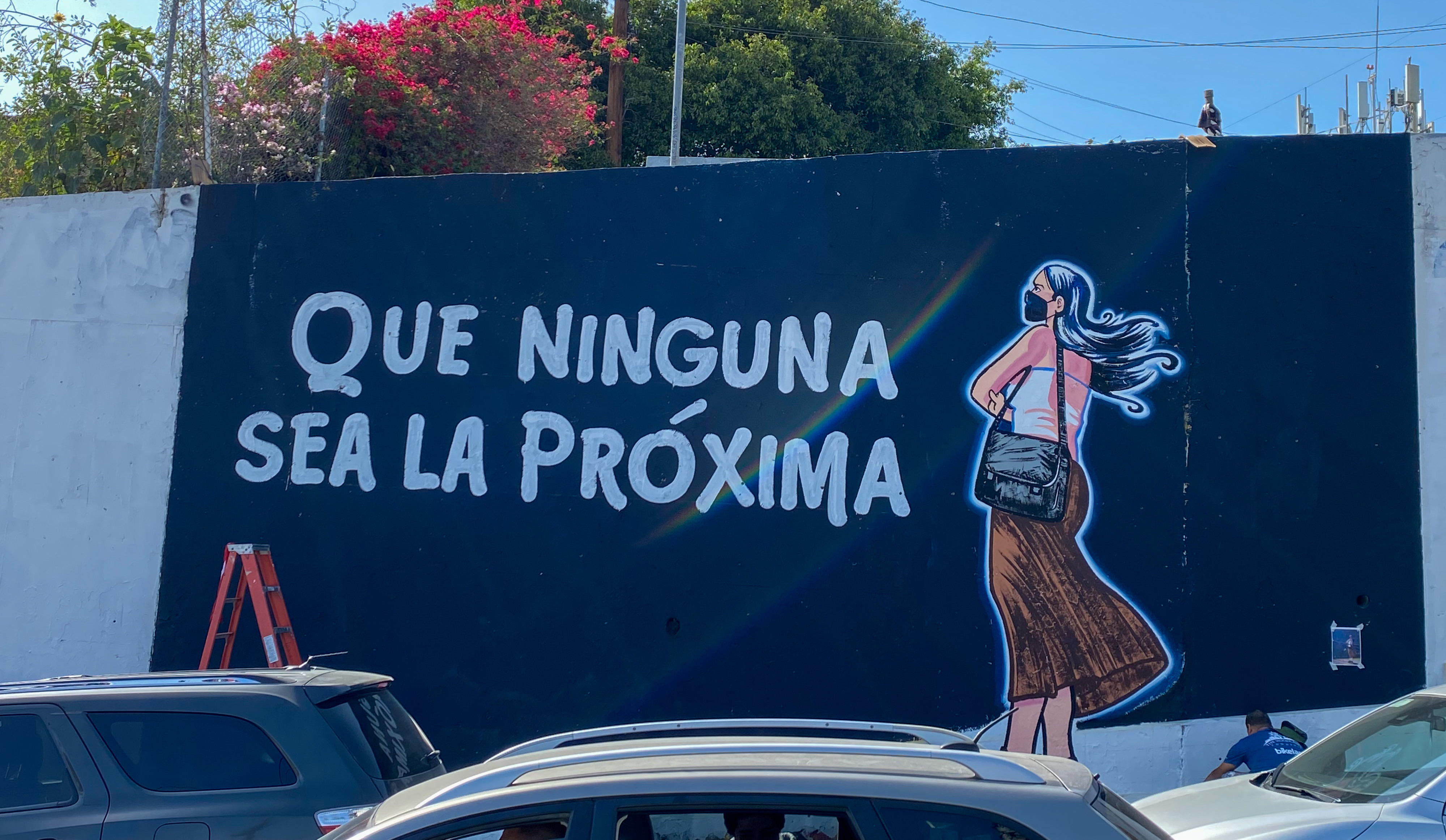 Mural en Tijuana en honor a Debanhi Escobar