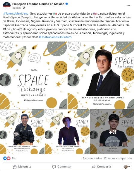 Embajada de EEUU (Facebook)