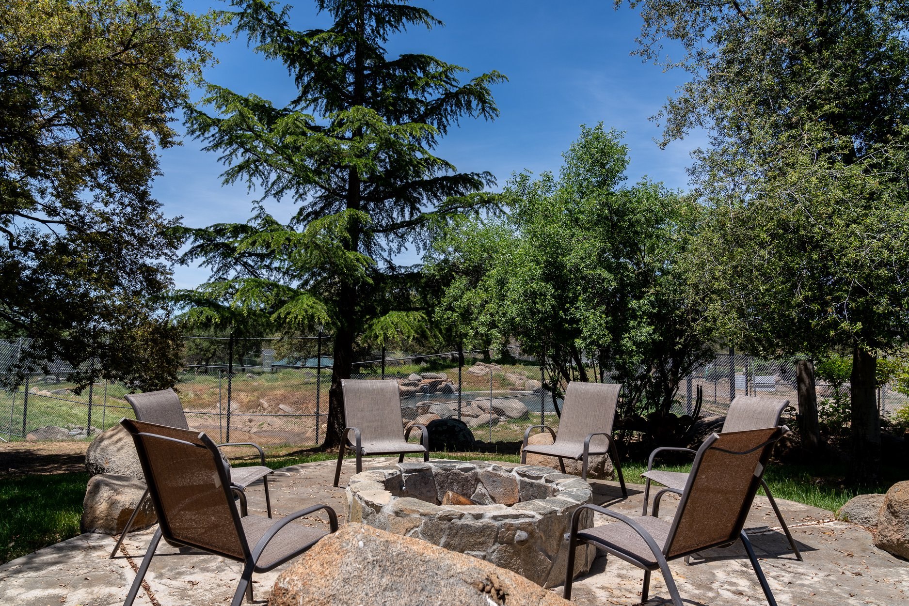 Terraza desde donde puedes ver a los animalitos