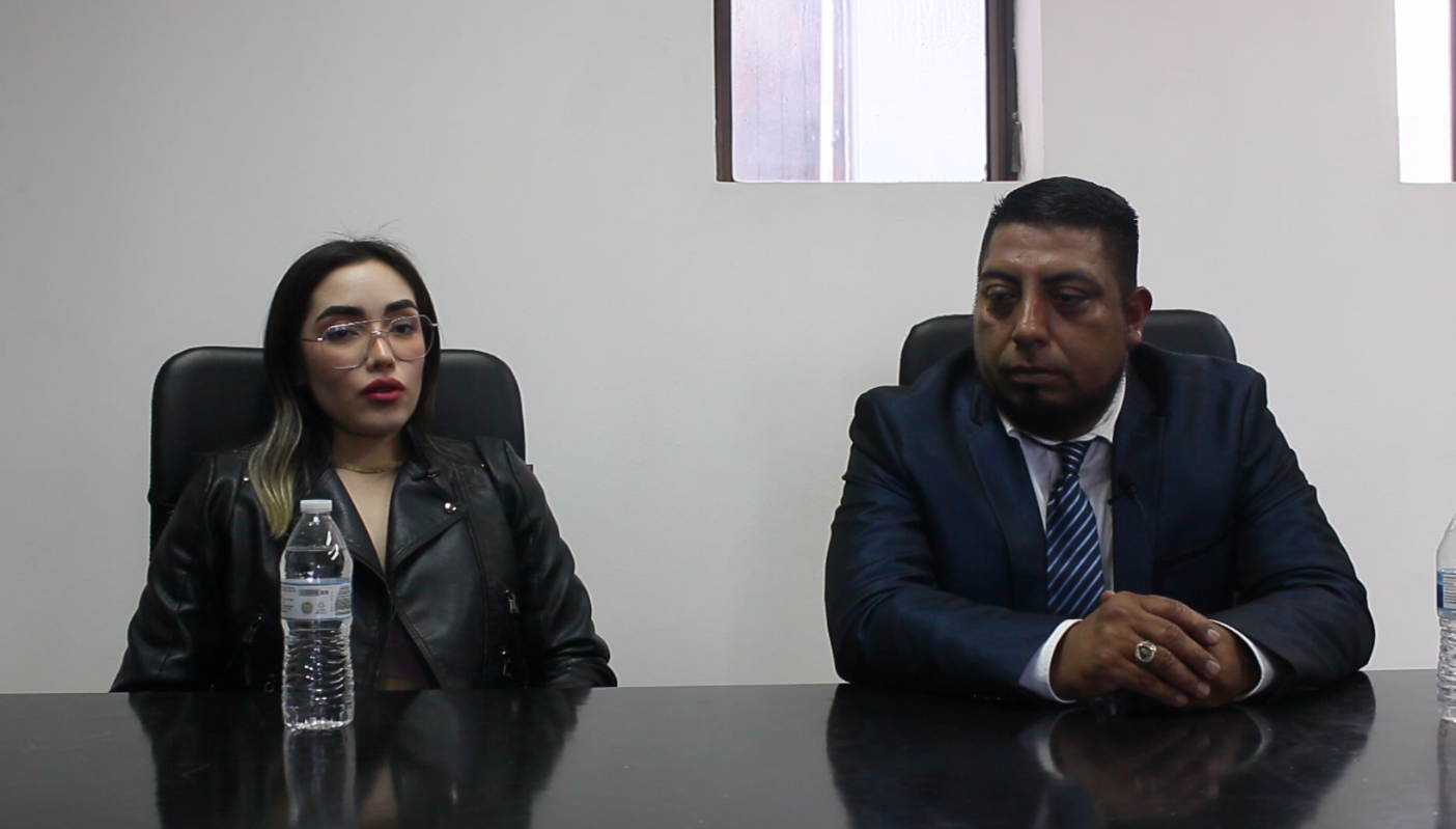 Thania Buendía y su abogado Israel Pazzi en entrevista con SanDiegoRed