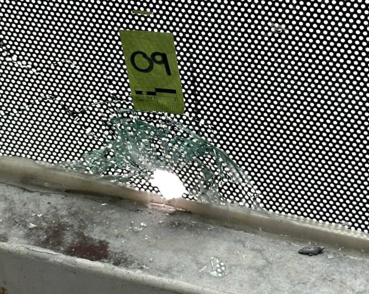 Conteo de impactos por arma de fuego  (Fotografía CDMH)