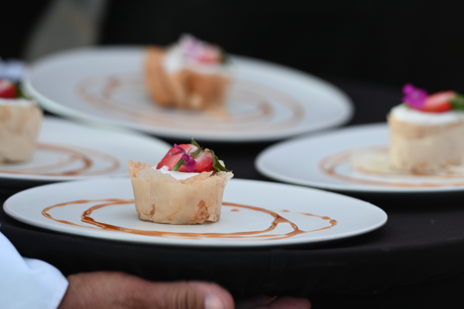 Postre del banquete Cetto 2023.