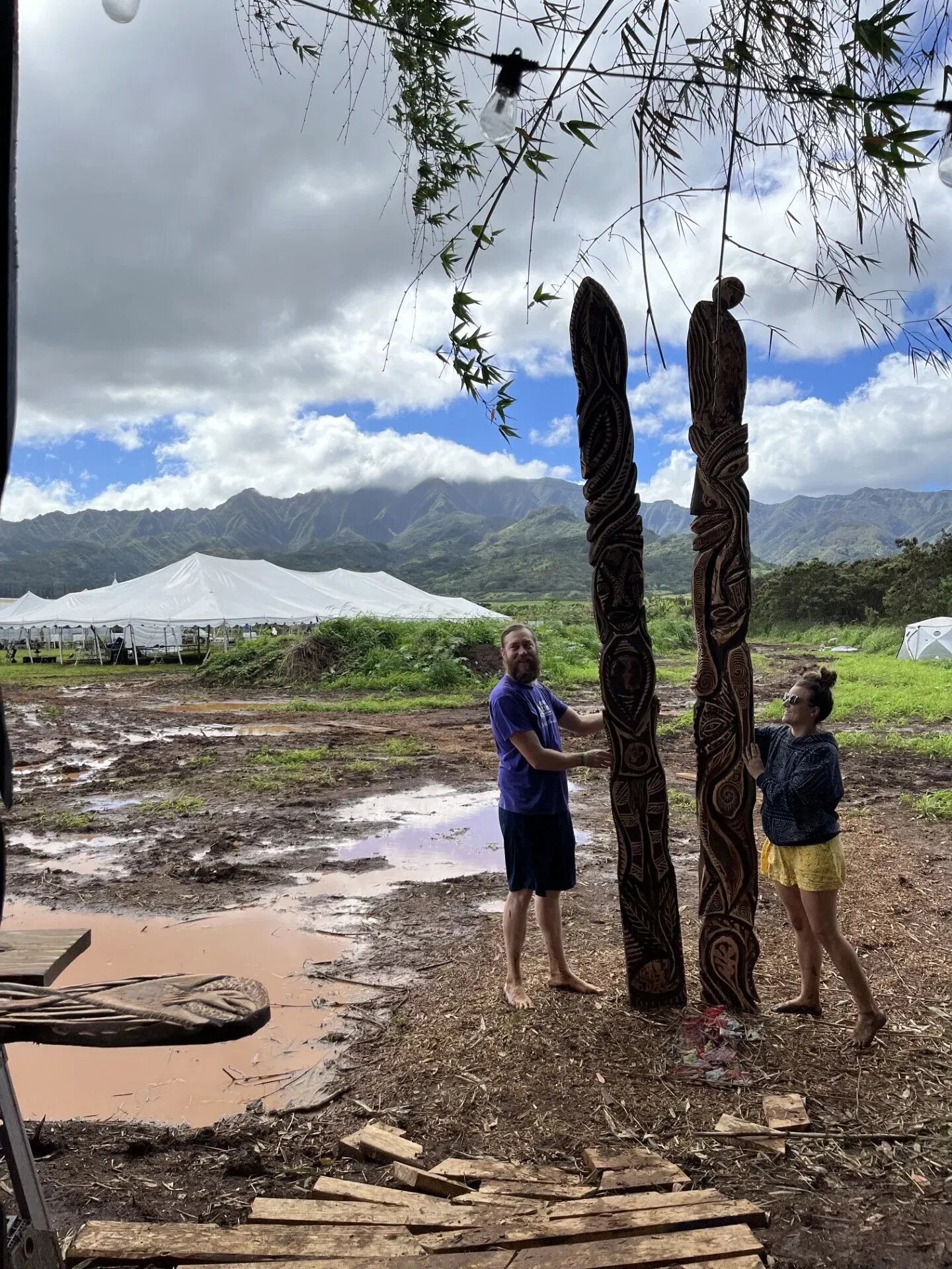 Jordan Cook y su esposa, Luaren Cook