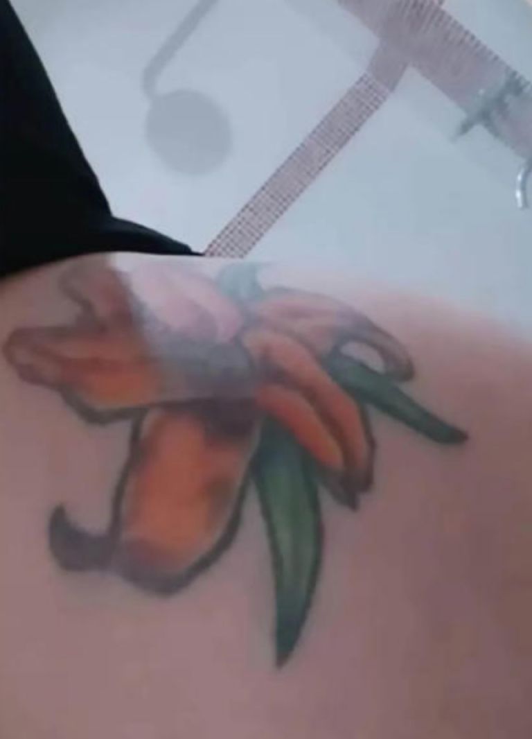 Una de las fotografías que la docente envió