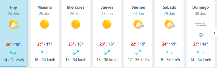 Captura de Pantalla Meteored
