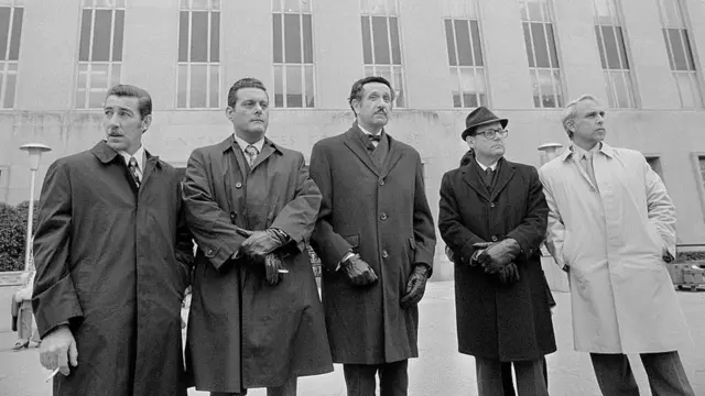 Los cinco detenidos por espionaje al partido rival, que después serian apodados como